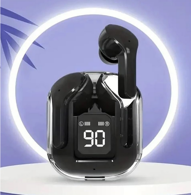 AIR 31 Transparent Case Earbuds (Bluetooth 5.3 + LED Display)